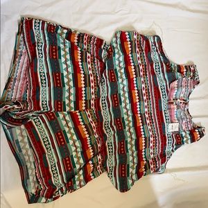 Tribal Print Romper